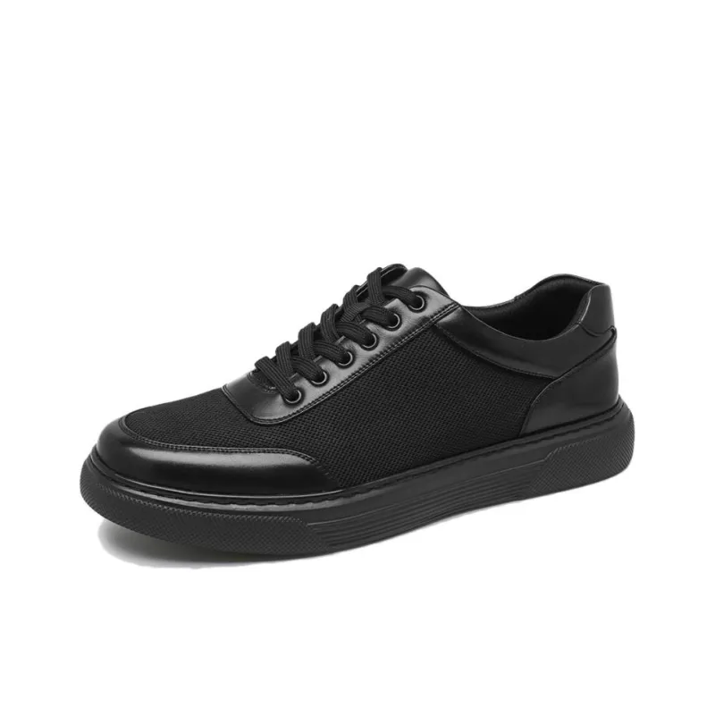 Shu Family Low Top Skateboard Shoes Men's Black-5