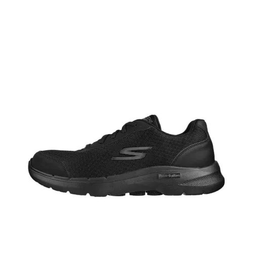 Skechers Go Walk 6 Anti Slip Wear Resistant Low Top Casual Shoes Men's Black