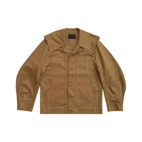 SIMONE ROCHA Puff Sleeve Sailor Collar Workwear Jacket
