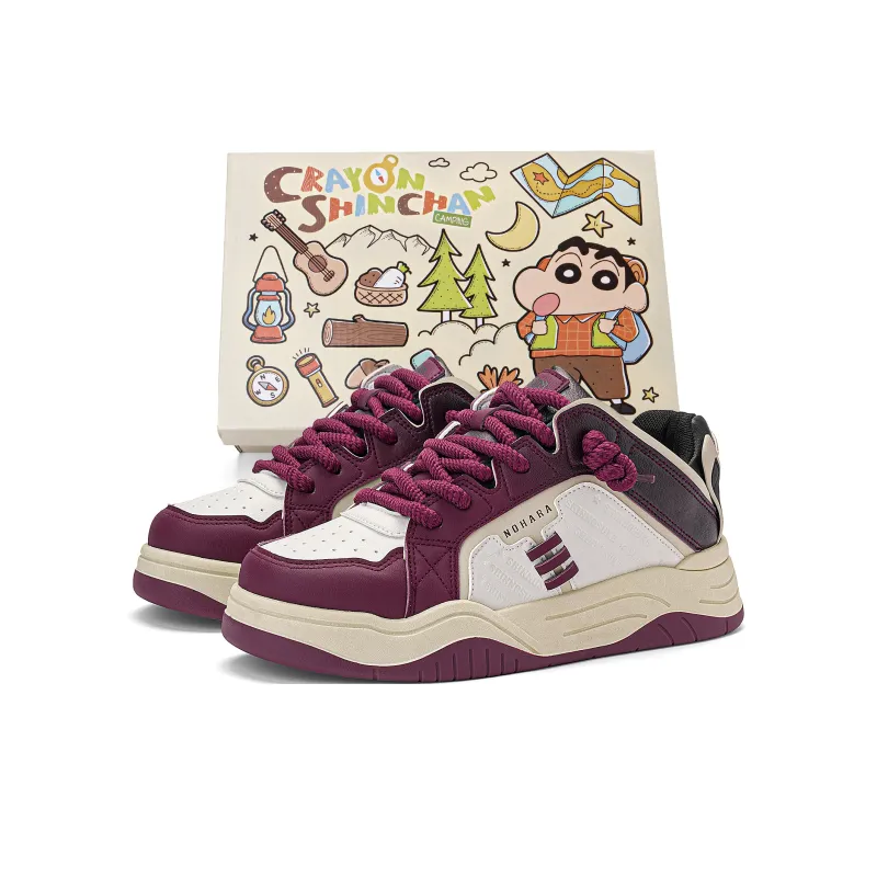 Crayon Shinchan Low Top Skateboard Shoes Unisex-6