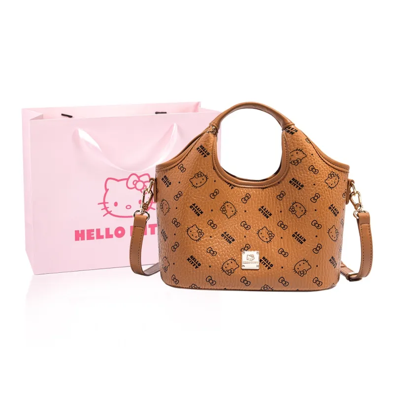 MESUCA Sanrio Collaboration Kitty Series PU Shoulder Bag, Crossbody Bag, Handbag Women's Multicolor-7