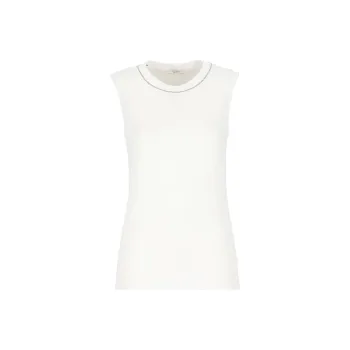 PESERICO Punto Luce trim Jersey Tank Top