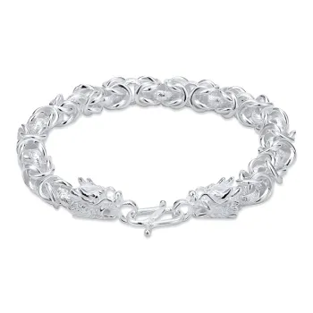 Beth Jewelry 999 Fine Silver Bracelets Men's