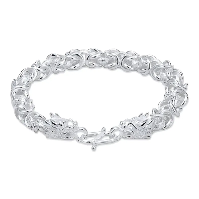 Beth Jewelry 999 Fine Silver Bracelets Men's-0