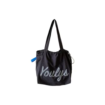 GOBLIN SHARKS 1759 Nylon Backpack Shoulder Bag Regular Unisex Charcoal Black/Blue/Yellow