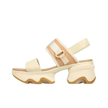 SOREL Kinetic Impact One Strap Sandals 8cm Women's White