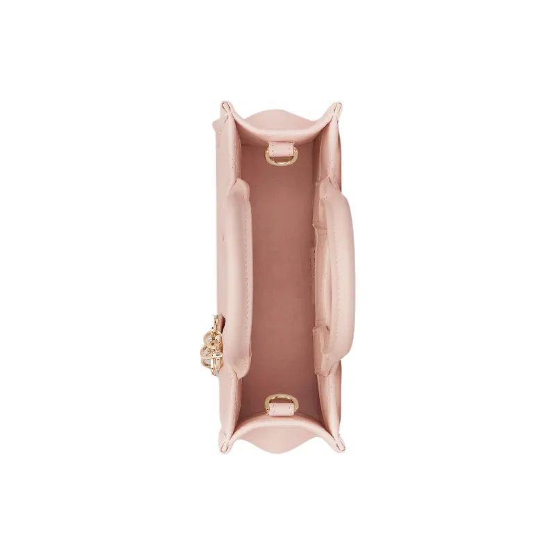 DIOR BookTote Cow Leather Tote Bag, Shopping Bag, Shoulder Bag, Handbag Mini Women's Rouge Pink-4
