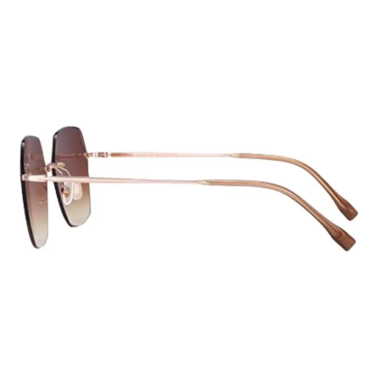 PULAIS Plate Alloy Frame Irregular Shape Sunglasses Unisex Multicolor-6