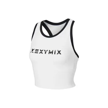 XEXYMIX Yoga Tank Top Women's Ivory White