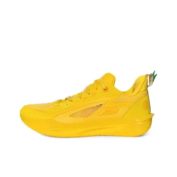 QIAODAN FE3.0 Bumblebee Cushioning Grip Anti Twist Breathable Slip Resistant Low Top Basketball Shoes Men's Yellow