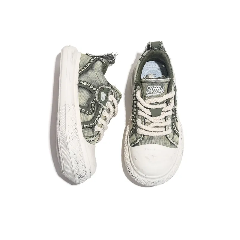 Jifffly Slip Resistant, Abrasion Resistant Cushioning Low Top Canvas Shoes Unisex-11