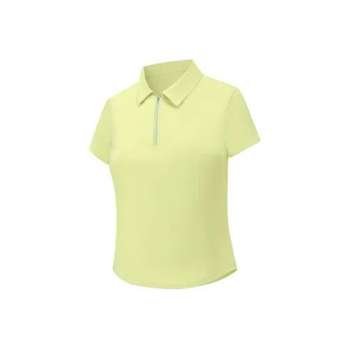 Particle Fever Polo Shirt Women's West Indian Spinach Juice Color