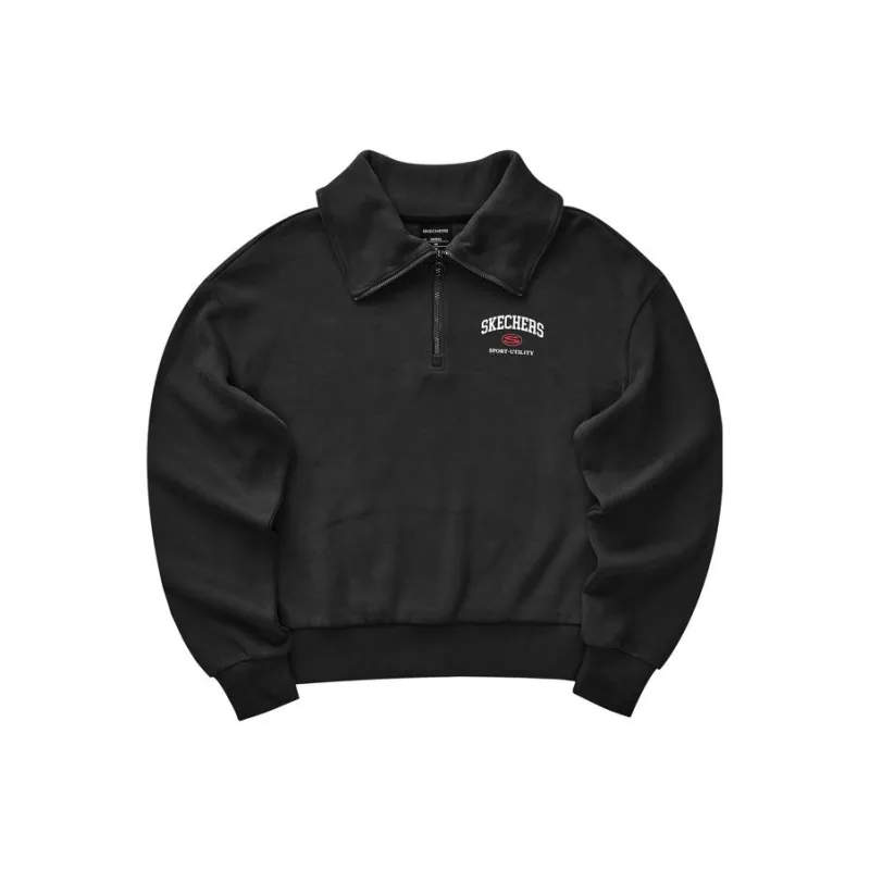 Skechers Colorful Sweatshirts Women's Carbon Black/0018-0