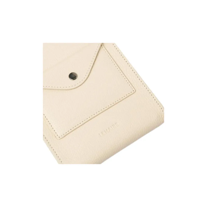 Lemaire Grain Goatskin Envelope Bag, Shoulder Bag, Crossbody Bag Women's Light Cream-3