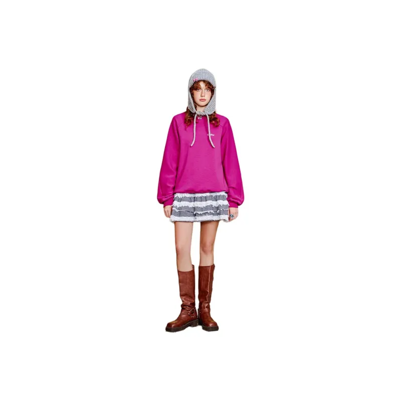 Coolhut Sweatshirt Women's Rose Red-0