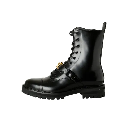 FANSIZHE Medusa Ankle Boots Men's Black