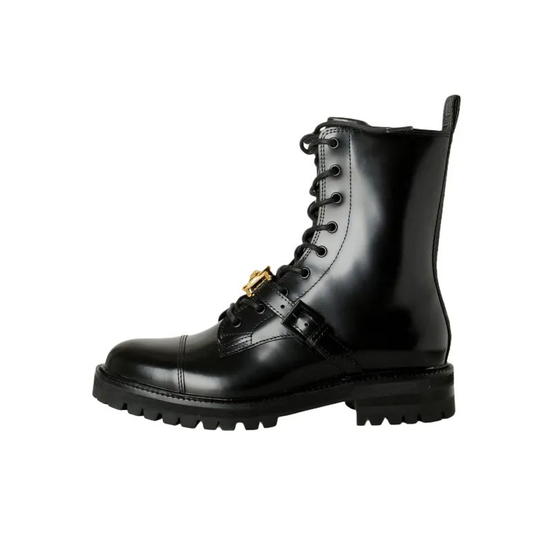 FANSIZHE Medusa Ankle Boots Men's Black-0