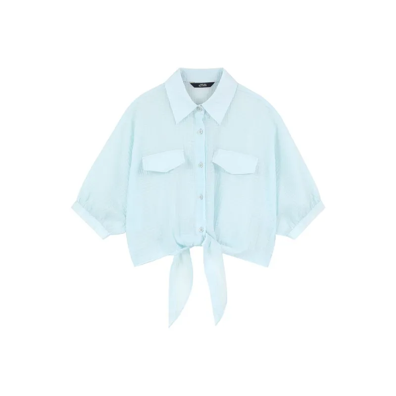 ELF SACK Chiffon Shirts Women's-2