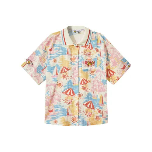 B.Duck Chiffon mulhers Women's Pink All Over Print