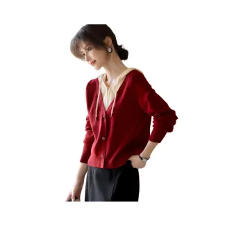XWI Knitwear Women's Burgundy