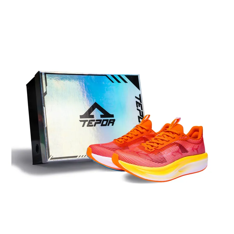 TEPOR Running Shoes Unisex Low Top Misty Blue/Dusk Cloud White/Gradient Black/Ice Blue Pink/Starburst Orange/Duorolan-29