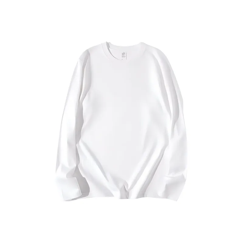 ZHONGBANGJICHU Drop Shoulder Sleeve T Shirt Unisex White-0