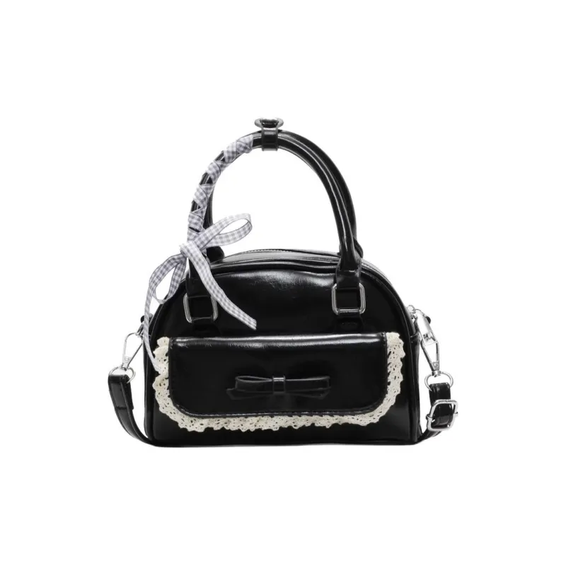 SEVENMOONS PU One Shoulder Handbag Regular Women's Ecru/Black/Blue/Pink-3