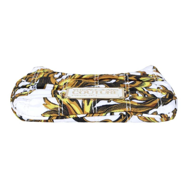VERSACE JEANS COUTURE Polyurethane With Polyamide Shoulder Bag Women's White-3