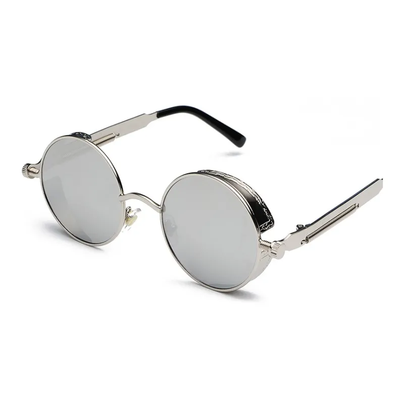 SOMAN Metal Round Sunglasses Unisex-6