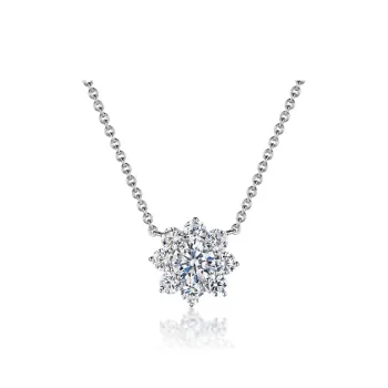 Regalrose 925 Sterling Silver Necklaces Women's Silver