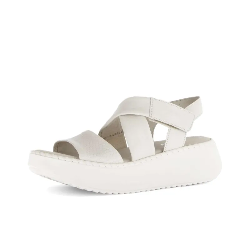 Gabor Fashion One Strap Sandals 5.5cm Women's Beige-2