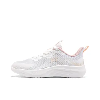 361° Abrasion Resistant Breathable Low Top Casual Running Shoes Women's White