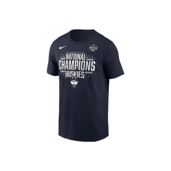 Nike UConn Women's Team Men's Nike College National Champs T Shirt