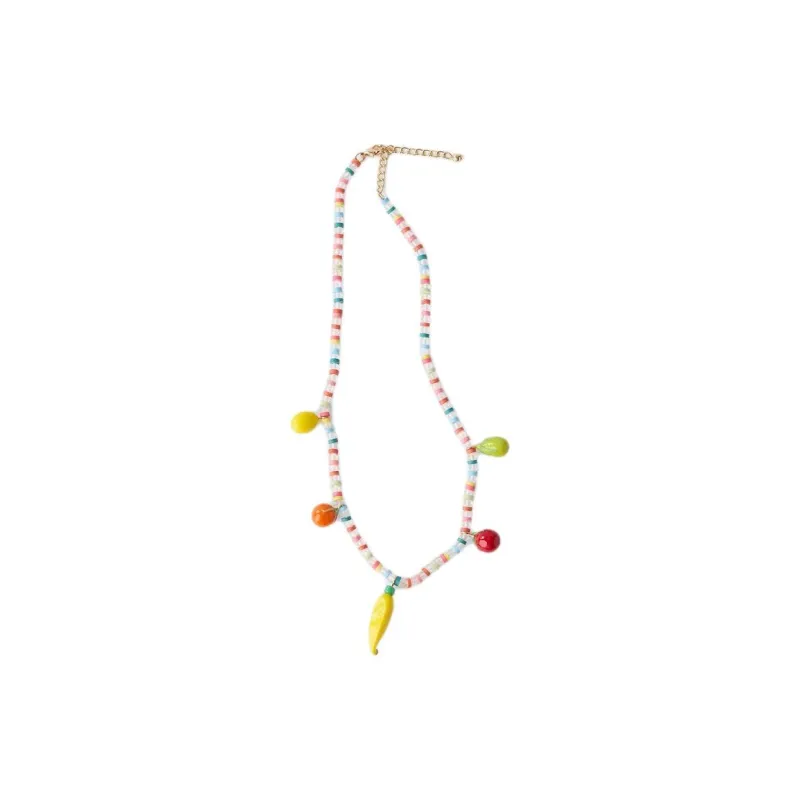 ZARA Glass, Acrylic, Iron Necklaces Kids' Multicolor-1