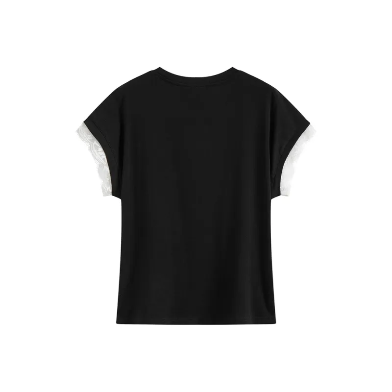 FASTFISH Regular T Shirt Women's Burgundy-3