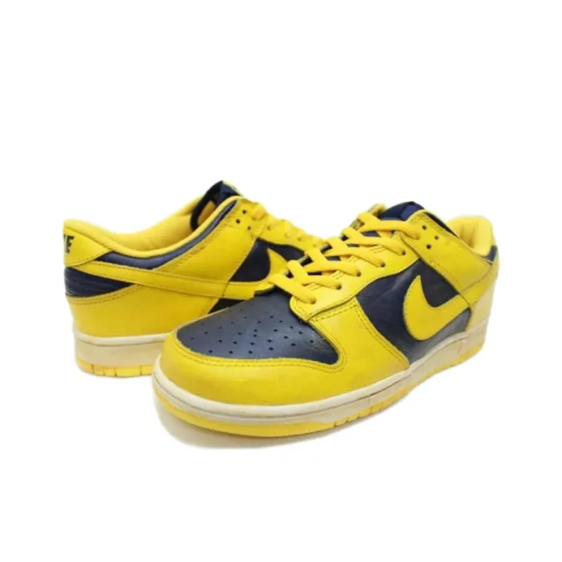 Nike Dunk Low Vintage 'Varsity Maize Midnight Navy'-2