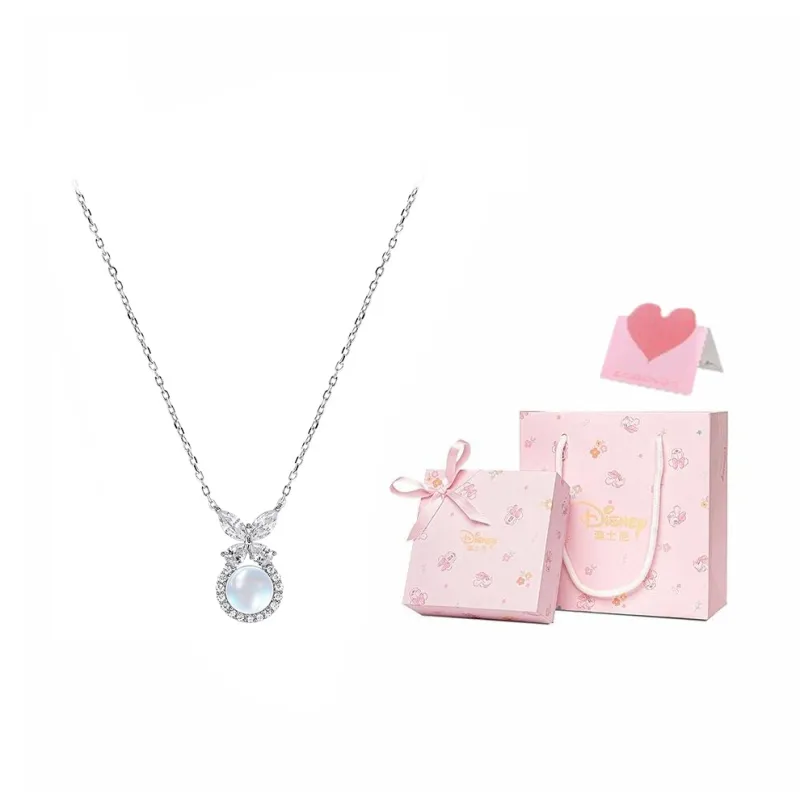 Disney Princess S925 Silver Necklaces Women's-7