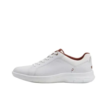 ROCKPORT Bugatti Abrasion Resistant Low Top Casual Shoes Men's White