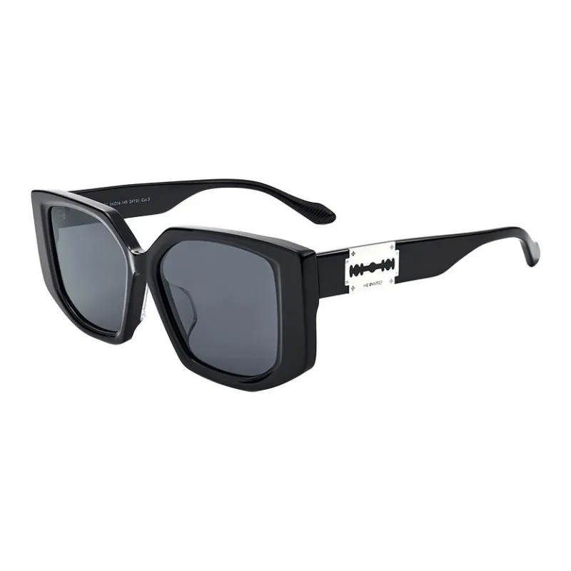 THE OWNER Plate Frame Irregular Shape Sunglasses Unisex-0