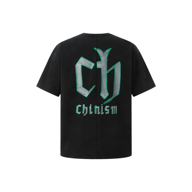 CHINISM T Shirt Unisex Washed Gray-0