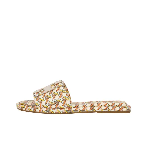 TORY BURCH Slip Resistant Slide Slippers Women's Umber