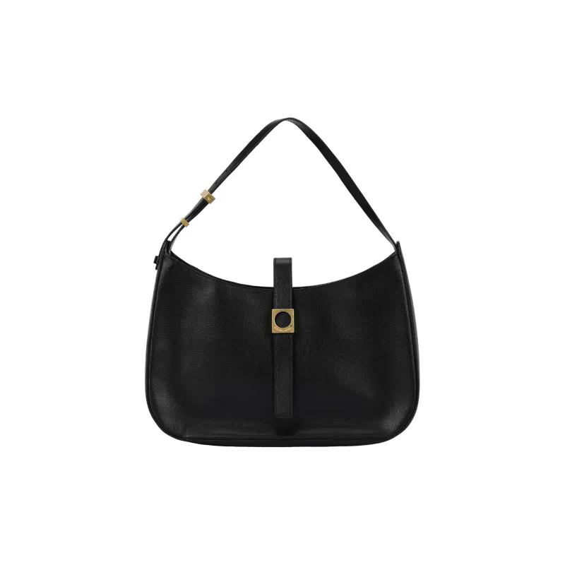 EMPORIO ARMANI Calfskin Handbag, Shoulder Bag Regular Women's Black-0