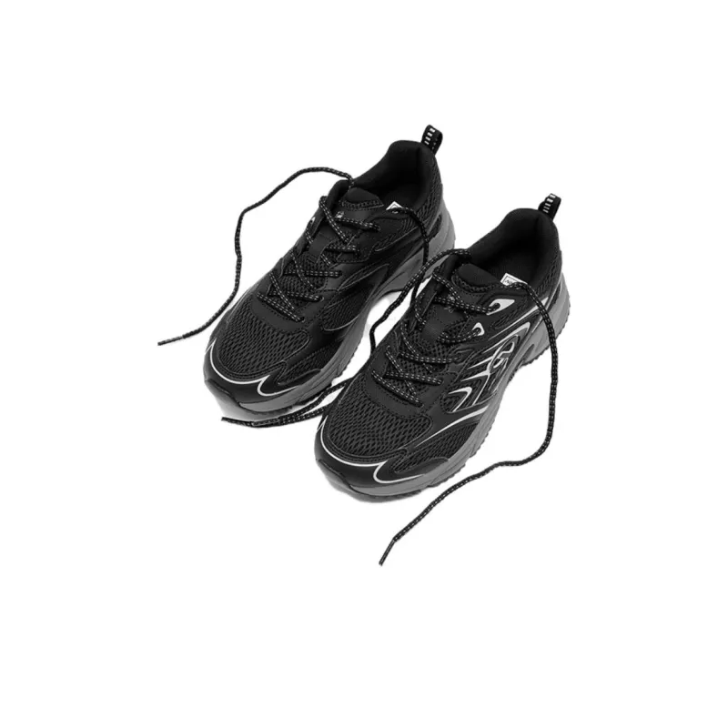 QIAODAN Abrasion Resistant Support Low Top Casual Shoes Women's Black Gray-2