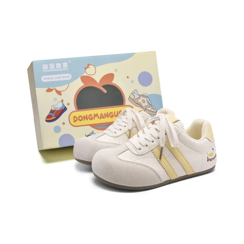 Anime Story Slip Resistant, Abrasion Resistant, Lightweight, Breathable Low Top Skateboard Shoes Women's-4