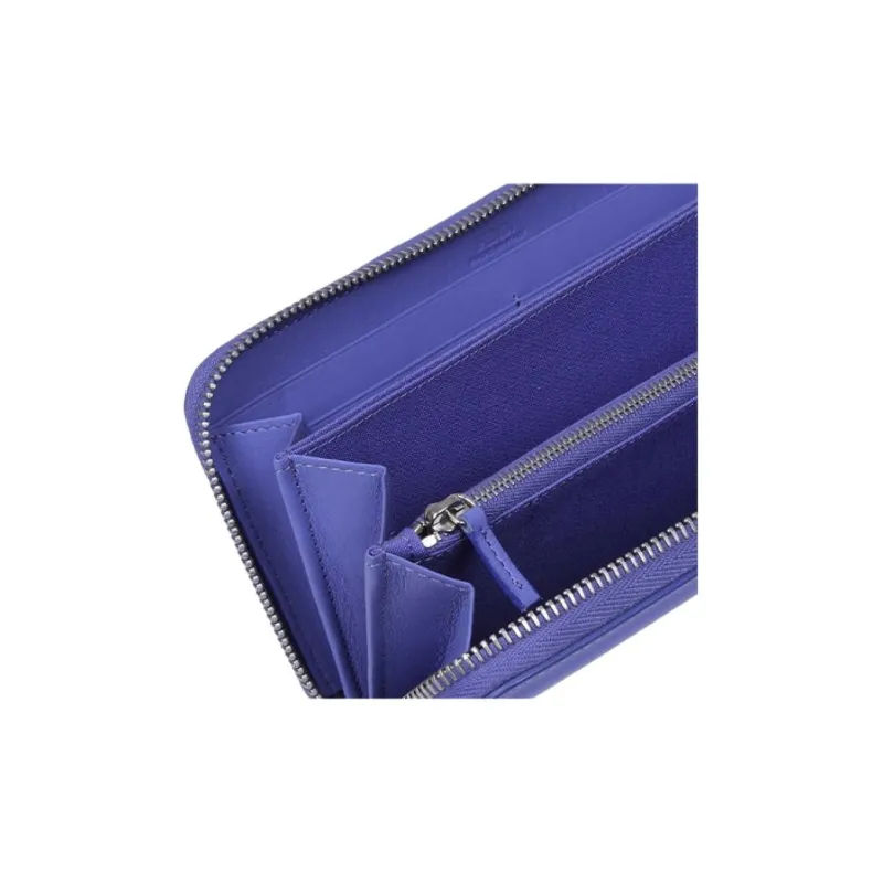 FENDI Leather Clutch Women's Purple-3