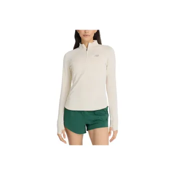 New Balance Heat Grid Raglan Sleeve T Shirt Women's Linen Mixed Color