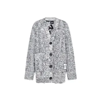 MO&CO Knitwear Women's Black White Multicolor