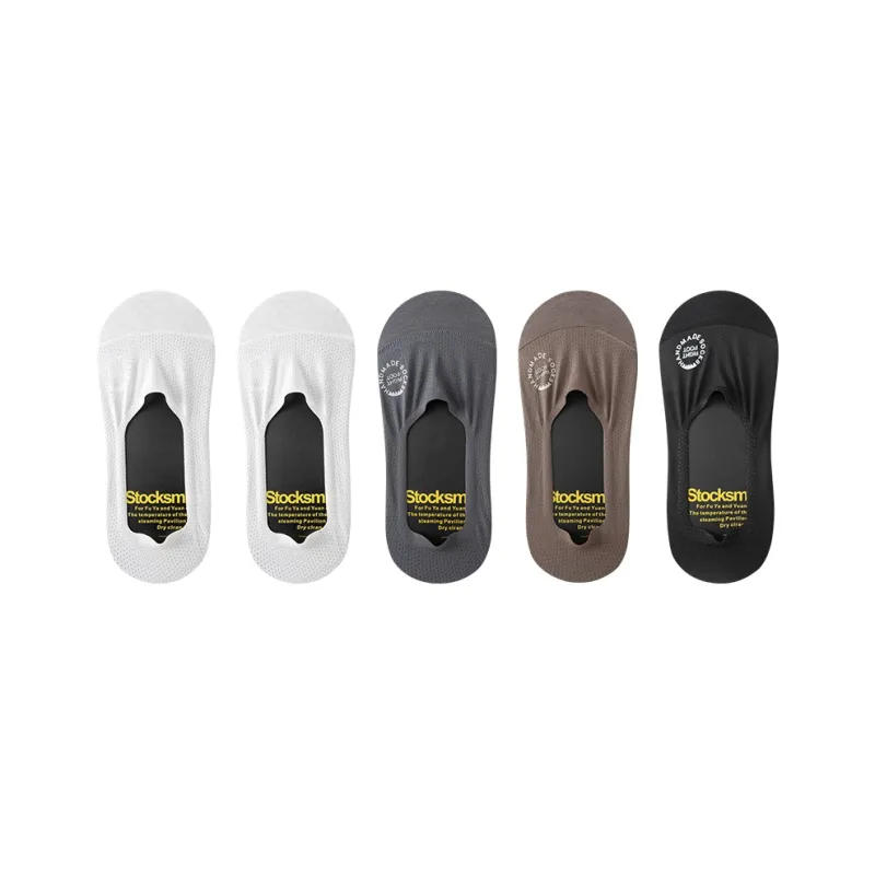 MIIOW No Show Socks Men's 5 Pack-18