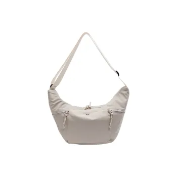 Yalu Fabric Shoulder Bag, Crossbody Bag Unisex Ecru/Black/Khaki/Army Green