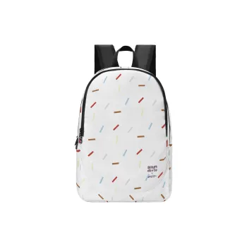 Soundbyte Polyester Backpack Unisex White